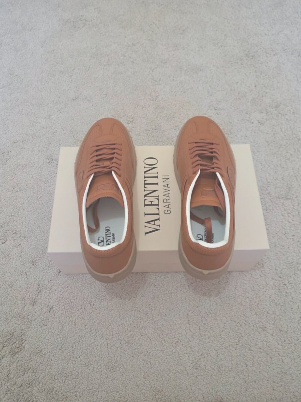 VALENTINO GARAVANI Upvillage Perforated Sneaker Roasted 44 - Picture 8 of 12